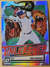 2021 Donruss Optic Kris Bryant #UNL9 Unleashed Silver Holo Prizm Chicago Cubs