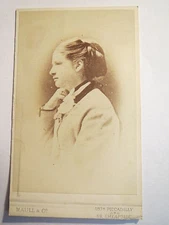 London - Lady Ann Coke as Young Woman - Portrait / CDV