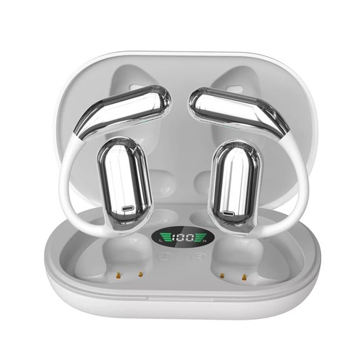 Open-Ear Bluetooth 5.4 Headphones Wireless Earbuds Sport Headset Touch Screen - Picture 25 of 30