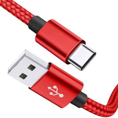 Braided USB C Type-C Fast Charging Data SYNC Charger Cable Cord 3/6/10FT Lot