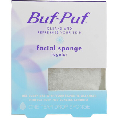5 Pack Buf-Puf Facial Sponge, Regular
