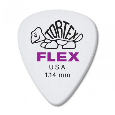 Jim Dunlop Tortex Flex Standard Plektrum Players Pack - 12er Pack - 1,14 mm