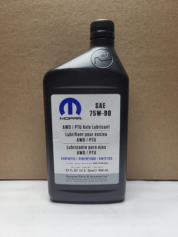 Genuine Mopar SAE 75W-90 AWD / PTU AXLE Lubricant 68516062AA | eBay