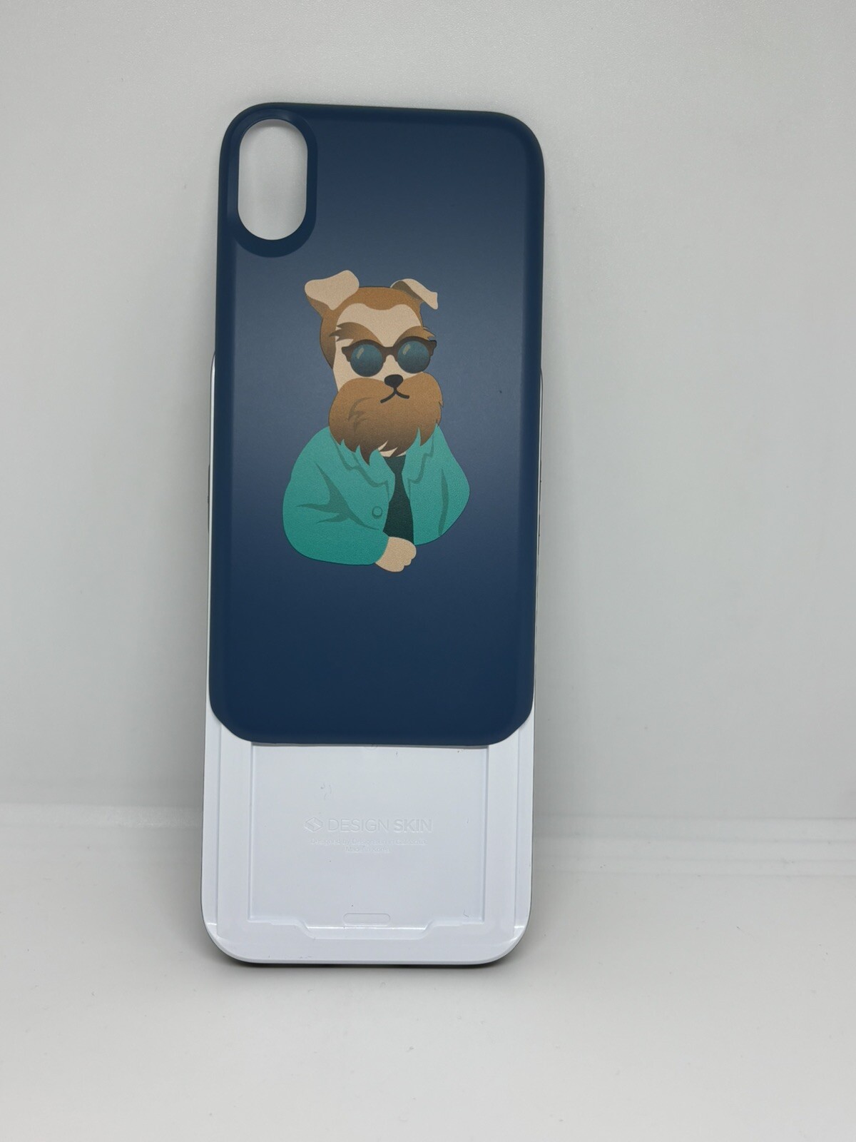 Van Gogh/Puppy Designskin Card Holder Case for iPhone XR - Stylish & Functional-image