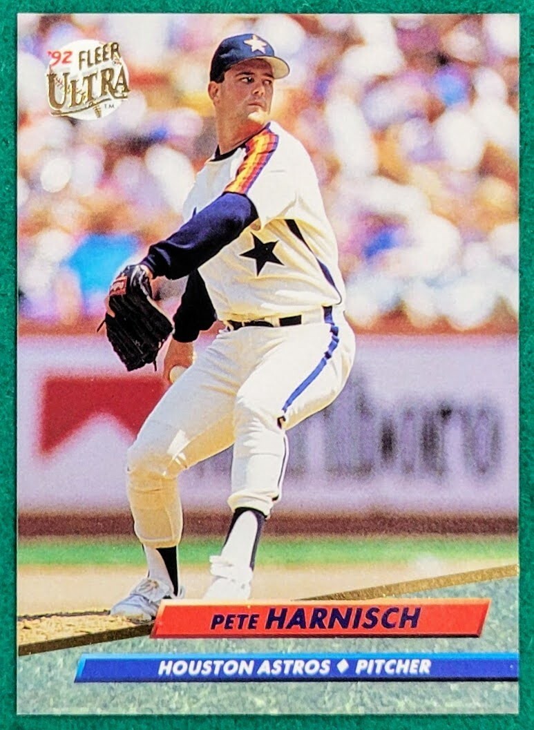 Pete Harnisch - 1992 Fleer Ultra #204 - Houston Astros Baseball Card