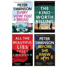 Peter Swanson 4 Books Collection Set (The Kind Worth Killing, All the Beautif...
