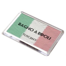 FRIDGE MAGNET - Bagno a Ripoli - Tuscany - Italy Flag