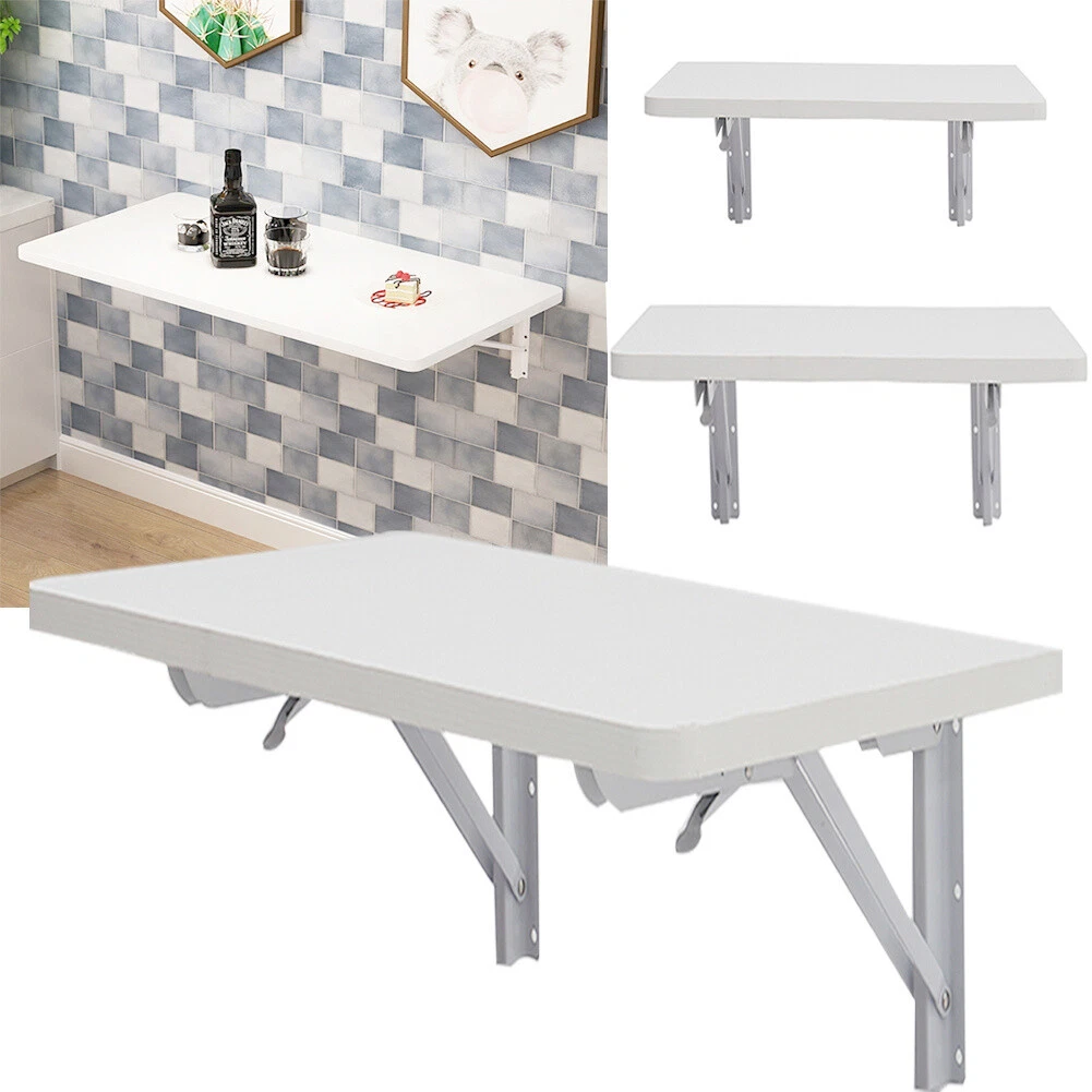 White fold down deals table