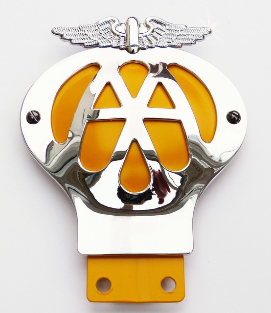 Reproduction Vintage AA Badge Automobile Association Classic Car badge
