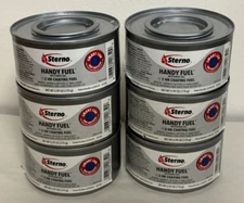 Sterno - 6-Pack Handy Fuel Methanol Gel - 2HR Chafing Fuel - Catering