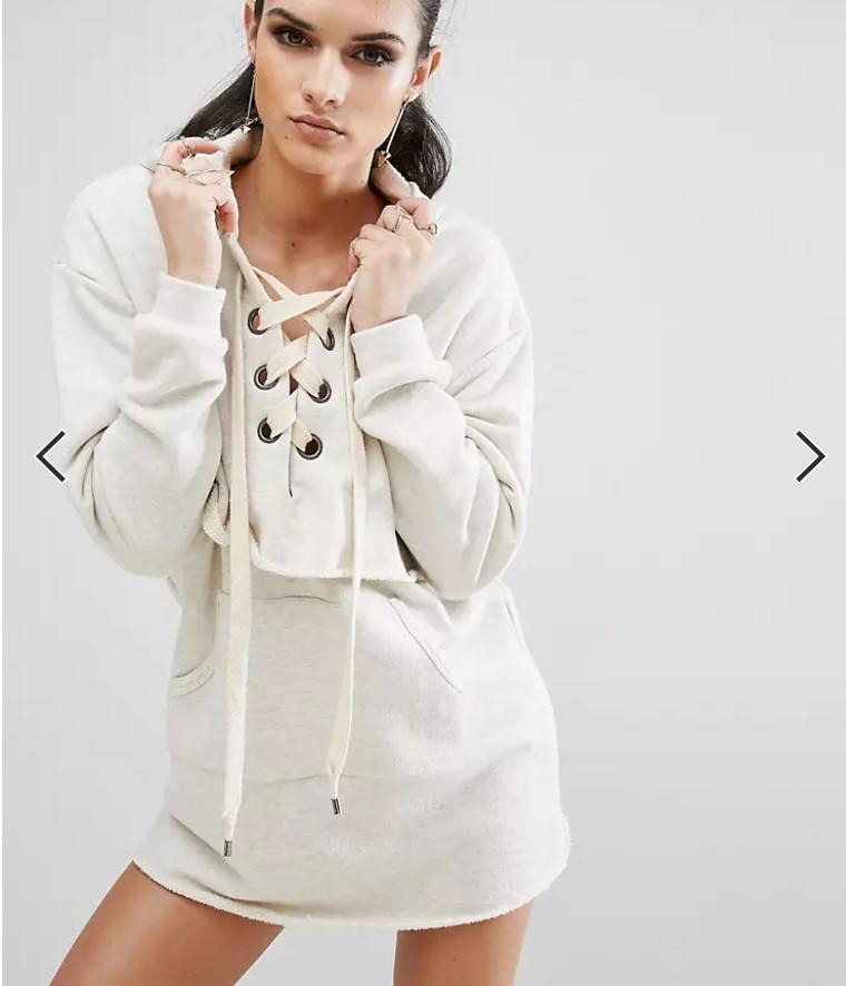 cream sweatshirt dress Cream Sweater Dress