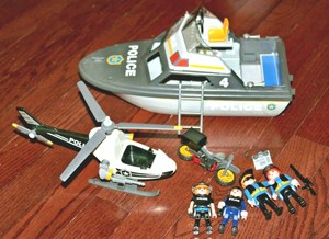 barco policia playmobil