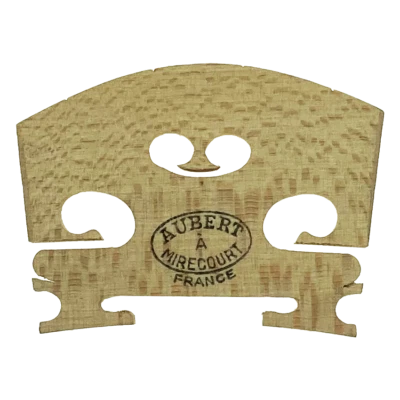 Aubert A Mirecourt French Violin 1/2 Size Bridge - Low - Hard Maple Unfitted - Image 1 of 3