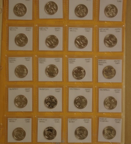 2019 W/P/D/S Quarter Set - 5 W Clad Quarters/5 S Clad Quarters/20 Quarters Total - Picture 1 of 8