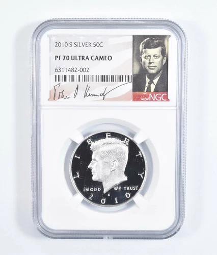 2010-S SILVER Kennedy Half Dollar PF70 UCam - NGC Special Label