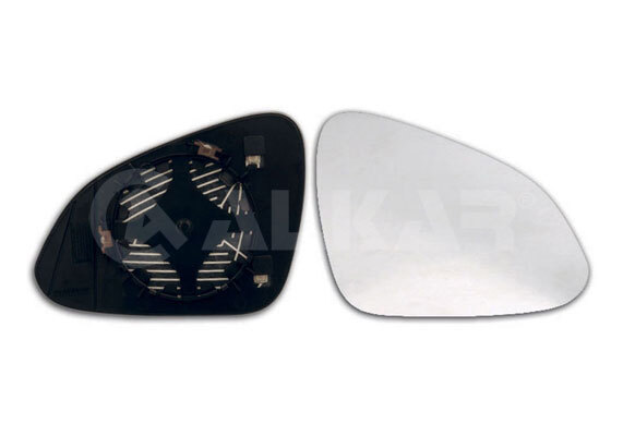 Right ALKAR 6432426 Mirror Glass, outside mirror for OPEL