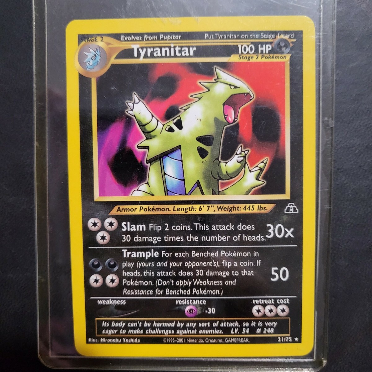 Tyranitar 31/75 | Neo Discovery | Non-Holo Rare | Vintage Pokemon