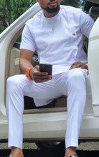 african dashiki set, matching shirt and pant/african clothing /african men cloth