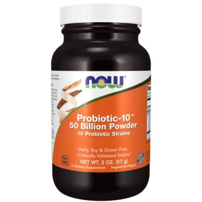 Now Foods, Probiotic-10, 50 Billion Powder, 2 oz (57g) - Blitzversand