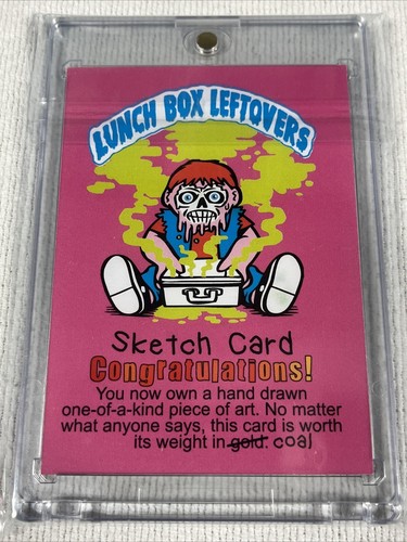 2024 Lunch Box avanzi SSFC TMNT 1/1 schizzo di Chenduz - Foto 2 di 2