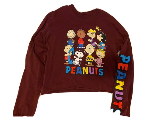 Women's Crop Top Tee Charlie Brown 