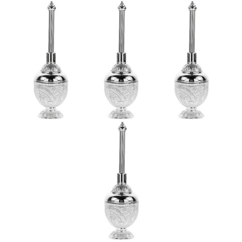 Set of 4 Electroplating Holy Water Bottle Office Catholic Party Favors