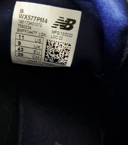New Balance Cross Training 577 V4 Sneakers Black and Grey Womens 11 Mens 9.5 - Picture 9 of 9