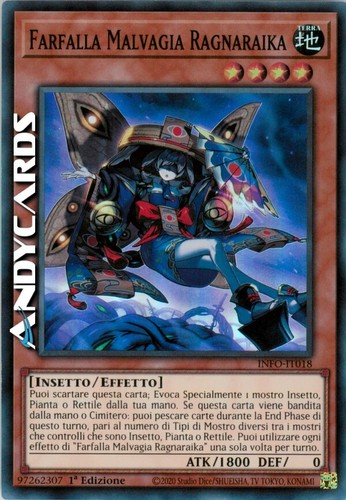 BÖSER SCHMETTERLING RAGNARAIKA • (Wicked Butterfly) • Super R • INFO IT018 • 1Ed