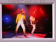 Queen Freddie Mercury Transparency Original Back Lit Framed Circa mid 80 #6