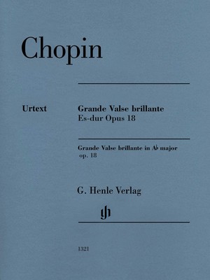 Grande Valse Brillante E-flat Major Op. 18 Piano Solo Book NEW 051481321