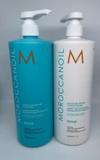 SAME DAY SHIP! Moroccanoil Moisture Repair Shampoo & Conditioner 33.8 oz