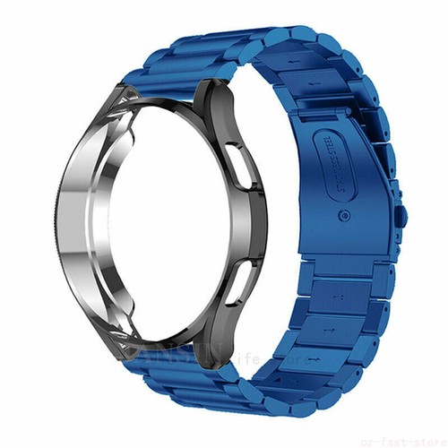 For Samsung Galaxy Watch46mm SM-R800 GearS3 Stainless Steel Metal Strap+TPU Case - Picture 2 of 12
