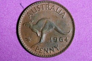1964 Australia Bronze Penny #M25734