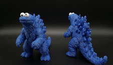 Cookie Monster Godzilla Figure 2.75" Original Fan-Inspired 3D Printed PLA Statue