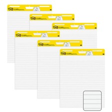 Post-it Easel Pads, 25" x 30", White, 30 Sheets Per Pad, Pack Of 6 Pads