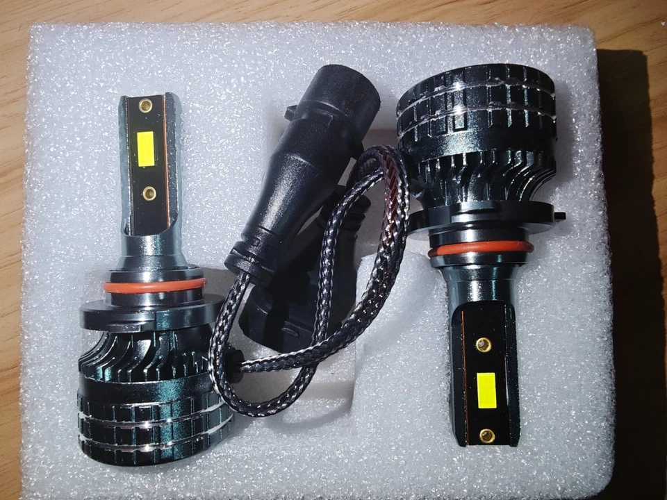 KIT 2x AMPOULES HB3 9005 LED CANBUS 30000LM 120W 6000K IP68 360° Blanc - Photo 2/4