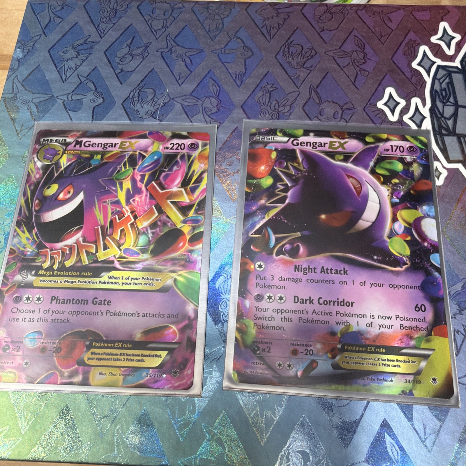 Pokemon Gengar EX XY Phantom Forces Mega. Gengar Mega EX XY Phantom Forces.