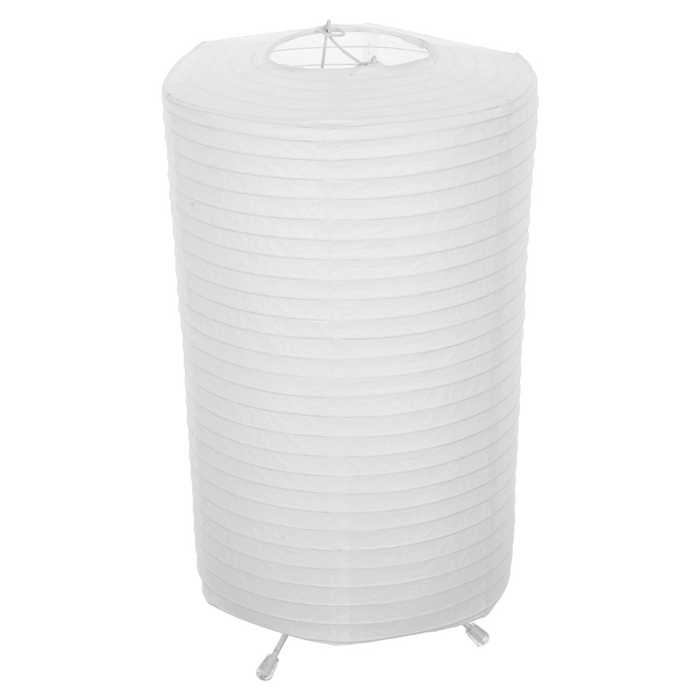 Lámpara de pie de papel de arroz estilo japonés, moderna pantalla plegable