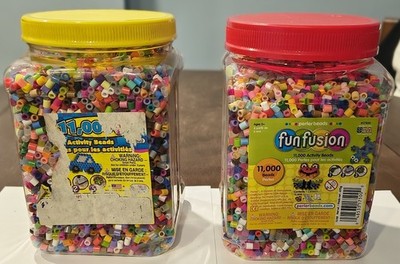 Two for One Deal:Funfusion & Perler Each 11,000 Activity Beads (22,000 Total)NEW