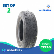 Set Of 2 Used 24570r17 Bfgoodrich Advantage Ta Sport Lt 110t - 9.532