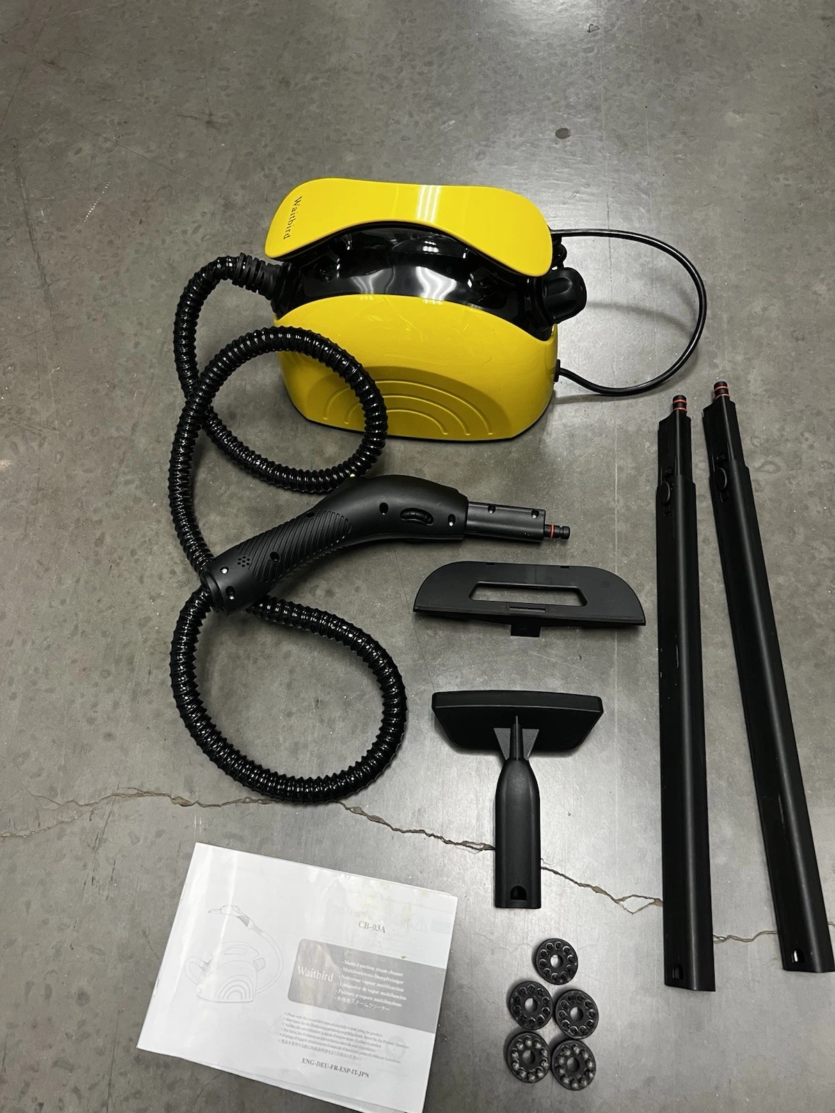 Steam Cleaner Multipurpose Powerful Steamer with 21 Accessories 248°F High-Tempe