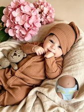 Lifelike Reborn Baby Dolls Boy 19 Inch Full Body Silicone Realistic Newborn Baby
