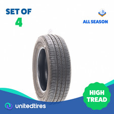 Set Of 4 Used 19565r15 Bridgestone Ecopia Ep422 Plus 91h - 8.5-9.532