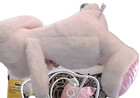 Adorable! White Stuffed Rabbit with Pink Trim 16" Tall Soft & Cuddly, Cute Gift — photo 8