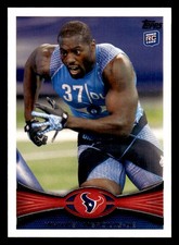 2012 Topps #156 Whitney Mercilus Rookie Card Houston Texans. rookie card picture