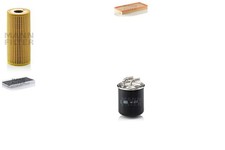 Inspektionspaket Filtersatz XL MANN-FILTER Aktivkohlefilter mit Filterheizung