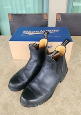 Blundstone Heel 1671 Black Chelsea Boots Women Boot Size 7.5