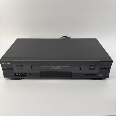 Toshiba W-627 VCR VHS 4 Head Hi-Fi Recorder Player No Remote *Tested Works*