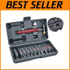 Essential Roll Pin Punch Set with Bench Block