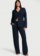 Victoria's Secret SoSoft Modal Long Pajama Set - Noir Navy